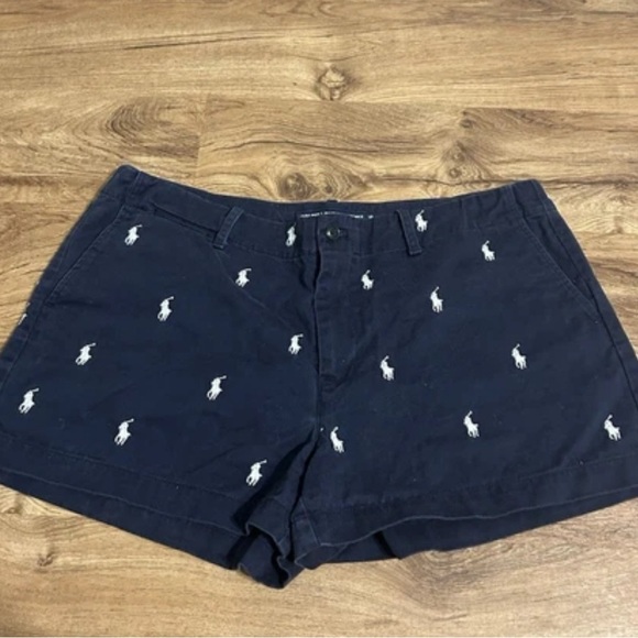 Polo by Ralph Lauren Blue pony shorts - Picture 2 of 3